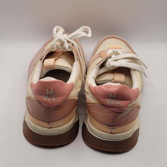 Madewell Kickoff Trainer Sneakers Dusty Rose Size 6 - Picture 3 of 13